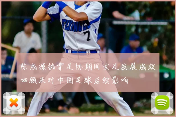 陈戌源执掌足协期间女足发展成效回顾及对中国足球后续影响